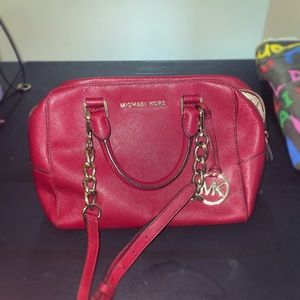 Michael Kors Bag Purse Red crossbody